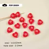 Cuentas de Corazón de Manzana Bolso de Cuentas Colgante Hecho a Mano DIY Pulsera Hecha a Mano Collar Pendientes Accesorios de Joyería