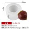 Sanxin Luchu Forma Bolo de Feijão Mungo Doce Pastel Bolo de Chocolate Decoração Fudge Fruta Silicone Fondant Moinho