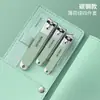 Set de cortaúñas juego completo de cortaúñas cortaúñas para el hogar oblicuo pedicura herramientas para uñas set de belleza impresión regalo