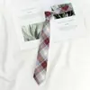 Estilo Preppy para Mujer Corbata de Estudiante DK Corbata de Uniforme Japonés Jk Camisa Corbata para Hombre Atada a Mano Retro Coreano Tendencia Cian Dorado