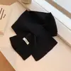 Bufanda 100% Lana para Mujer, Nuevo Estilo para Niños y Niñas, Otoño e Invierno, Estilo Coreano para Pareja, Versátil, Cálida, Color Sólido, Bufanda de Punto