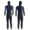 Traje de neopreno 3mm Engrosado Térmico Traje de baño Protección solar Pantalones térmicos Hombres y Mujeres Una pieza Pantalones de snorkel Navegación Surf Natación de invierno