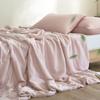 Colcha de Verão 80S Tencel Individual Fresca Tingimento Finalizado Lavável à Máquina Lavável à Máquina Sensação Fresca Fina Cor Lisa Colcha para Ar Condicionado para Dormir Nu