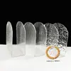 Porta-Guardanapos Acrílico Transparente em Formato U para Restaurante Ocidental Café Bar Caixa de Lenços Quadrada Suporte de Armazenamento para Toalhas