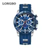 Reloj Longbo nuevo para hombre de silicona de negocios de lujo para muñeca Venta directa de celebridad de internet Douyin 83820
