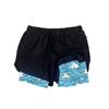 Pantalones cortos serie Longzhu impresión digital 3D doble capa para adultos pantalones de playa comercio electrónico transfronterizo Amazon suministro popular