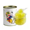 Melocotón Rosa en Cubos Enlatado Guangxi 850g Fruta de Melocotón Instantánea Enlatada Materias Primas Especiales para Horneado Bebida Té con Leche