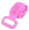 Toalla de baño de silicona para hombres y mujeres, resistente, para la espalda, con artefacto de barro, tira larga para la espalda, exfoliante de piel y baño sin dolor.