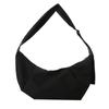 Bolsa de ombro artística casual japonesa Nova bolsa feminina retrô de tecido de nylon Bolsa mensageiro de lona de cor sólida e simples
