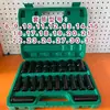 Juego Grande de Llaves de Impacto con Llave de Carraca Eléctrica, Llave Hexagonal Extendida, Juego de Herramientas para Reparación de Automóviles y Reparación Mecánica 8-32mm