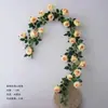 Arreglo de Escena de Flores de Rosa Artificial Producto Terminado para Boda, Vegetación, Fiesta de Cumpleaños, Decoración Festiva, Decoración Popular para Exteriores