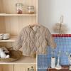 Roupa Infantil Nova Jaqueta de Algodão Leve de Outono e Inverno para Meninos e Meninas, Casaco Quente com Forro Interno, Essencial para Uniforme Escolar Atacado