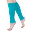 Polainas Lã Femininas Cores Vivas Fluorescentes Multicoloridas Outono e Inverno Jk Sexy Versátil Polainas Tricotadas Quentes Meias Felpudas Capas para Botas