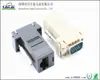 Adaptador de Computador Spot HDB15 para RJ45, RJ45-VGA15 Fêmea Preto Pode Ser Equipado com Múltiplas Cores