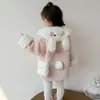 Abrigo para Niñas Otoño Invierno 2026 Estilo Nuevo Ropa de Invierno para Niños Grueso y Elegante Top de Lana de Cordero Invierno