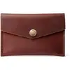 Portatarjetas de estilo business con botón de presión simple, monedero multifuncional, bolsa de almacenamiento de clip para tarjetas de visita portátil