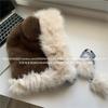 Gorro de peluche para mujer, otoño e invierno 2024, bonito gorro Lei Feng con orejas de oso, protección para los oídos, cálido para ciclismo.