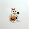 2025 Venta Caliente Transfronteriza Halloween Malla Pasador para el Cabello Niños Halloween Calabaza Calavera Divertido Disfraz Pasador Accesorios para el Cabello
