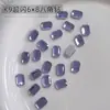 Pedras de Strass Retangulares Octogonais K9 Super Brilhantes para Nail Art, Pedras de Strass Retangulares Tipo Cubo de Açúcar Populares de Alta Qualidade, Diamantes Coloridos para Unhas de Fundo Plano