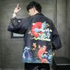 Verano 2023 Nuevo Estilo Chino Moda para Hombre Cárdigan Hanfu Crane Xianglu para Hombre Estilo Japonés Talla Grande Bata