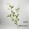 Materiais florais em tons de branco para salões de casamento, móveis para vitrines, adereços de flores de seda para decoração suave, arranjos de flores, marcadores de corredor, buquês artificiais atacado