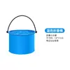 Cubo pequeño plegable de verano para niños, cubo para mezclar pintura de arte, cubo para lavar pinceles, cubo portátil para pesca al aire libre, cubo para jugar con agua para niños