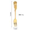 Cuchara de postre de acero inoxidable de Amazon cuchara creativa chapada en oro rosa cuchara para mezclar café cuchara de regalo de boda