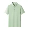 Camisa tipo polo de algodón personalizada para trabajo para hombre con diseño de logotipo para actividades de team building, camiseta de manga corta hipoalergénica para empresa al por mayor