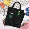 Bolsa de lona feminina transversal bolsa de estudante bolsa de tutor bolsa de transporte bolsa de livros bolsa de lona artística para meninas japonesas