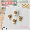 Accesorios Kt para Uñas de Gato Arte de Uñas 3D Lindo Dibujo Animado Gato Negro Palmera Resina Uña Portátil Decoraciones de Pedrería para Uñas