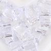 Soporte para bolígrafos de acrílico con forma de cubo de hielo, ideal para hacer tú mismo, para funda de teléfono móvil, caja de almacenamiento de plástico color crema, material decorativo, bolsa