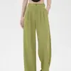 Nuevos Pantalones de Traje Rectos para Mujer Primavera y Otoño Cintura Alta Caída Sueltos Pierna Ancha Estilo Elegante para el Trabajo