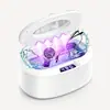 Máquina de Limpeza Ultrassônica UV Pequena Doméstica Modelo Privado da Amazon para Dentaduras, Joias, Aparelhos Ortodônticos, Pulseiras de Relógio e Óculos