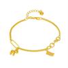 Vietnam Shajin Pulsera Inmediatamente Rico Cobre Chapado en Oro Nicho Lujo Ligero Creativo Caballo al Éxito Pulsera Pulsera de Mujer