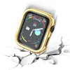 Adequado para Capa Protetora de Relógio Apple S7 Oca Anti-queda iwatch7 Geração Capa Protetora Eletrodepositada de PC 41mm/45mm