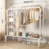 Tendedero de Ropa de Piso Vertical para Dormitorio Hogar Perchero Colgador Balcón Simple Engrosado Barra de Secado Tendedero