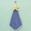 Toalla de mano suave absorbente linda caricatura toalla colgante secado rápido para secar manos tipo colgante baño toalla de mano cocina