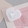 Acessórios de Acrílico de Gato de Desenho Animado, Sensação de Luxo Leve e de Alta Qualidade, Presilhas de Cabelo, Materiais Artesanais em Formato de Coração, Laços, Artesanato Artesanal de Mola