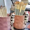Enfeites de Halloween Transfronteiriços Novo Conjunto de Dois Pingentes de Caveira de Resina Vasos de Flores para Pátio Externo Decorações de Mesa para Varanda