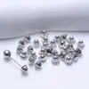 Tampas de Brinco Banhadas a Ouro 18K que Preservam a Cor, Pequenos Tampões de Ouvido de Silicone Incrustados em Latão, Acessórios de Brinco DIY, Tarraxas de Brinco, Tampões de Borracha