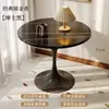 Mesa de comedor pequeña para apartamento mesa de balcón para el hogar mesa redonda tulipa mesa de comedor para tienda de té de leche mesa de negociación mesa redonda pequeña de restaurante