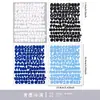 Pegatinas del alfabeto inglés, números y símbolos para diarios, libretas y álbumes de recortes de estudiantes - materiales básicos de collage y pegatinas decorativas