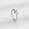 Anillo de Amor Trenzado Estilo de Alta Gama Nueva Entrada Moda de Lujo Anillo de Dedo Trenzado Tejido Personalizado para Mujer Forma de Corazón Chapado en Oro
