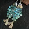 Pendientes de Pez Pequeño en Escala Azul Retro 2026 Nuevo Estilo Caliente Sentido de Alta Gama Diseño de Nicho Pendientes de Botón Exquisitos Accesorios para Pendientes para Mujeres