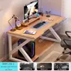 Escritorio de Computadora, Escritorio para Juegos de Escritorio en Casa y Silla, Escritorio Sencillo para Dormitorio, Banco de Trabajo, Escritorio de Estudio, Escritorio de Estudio para Estudiantes, Escritorio de Oficina