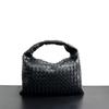Nuevo bolso de mano tejido 2023, bolso de viaje de gran capacidad para otoño e invierno, bolso de hombro de cuero genuino, bolso de mano de moda