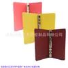 Material de Escritório Pasta de Folhas Soltas de 6 Argolas Pasta de Livro de Contas Manual de 6 Furos Pasta de Folhas Soltas de Papelão PVC