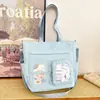 Bolsas Bidimensionais para Meninas com Bom Visual, Bolsas de Estudo Frescas e Doces em Cores de Doce para Meninas, Bolsas Diárias Leves