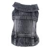 Colete de brim preto com padrão de arranhão Beichong roupas para animais de estimação do que urso Teddy cachorro pequeno cachorro primavera, verão, outono e inverno novo traje