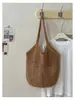 Bolso de Hombro Individual Hueco Tejido a Mano para Mujer Bolso Tote Nuevo Transfronterizo Bolso de Playa Gran Capacidad Bolso de Mano de Moda